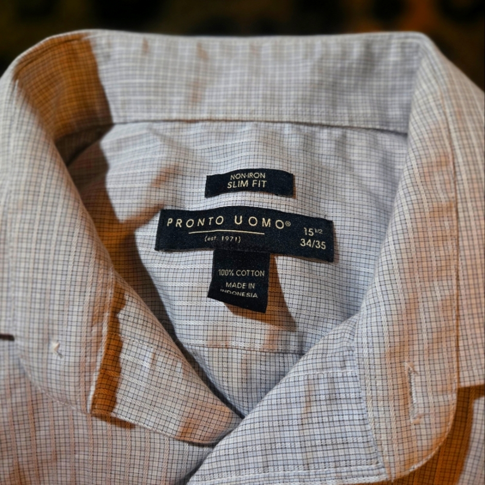 Men's cotton dress shirt